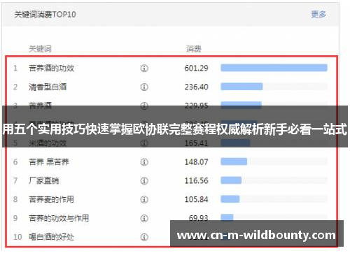 用五个实用技巧快速掌握欧协联完整赛程权威解析新手必看一站式 用五个实用技巧快速掌握欧协联完整赛程权威解析新手必看一站式